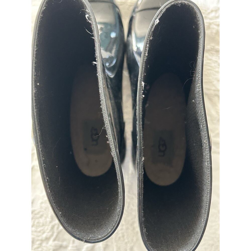 Ugg Women's Sienna Waterproof Rain Boots in Black size 8 - Picture 8 of 8
